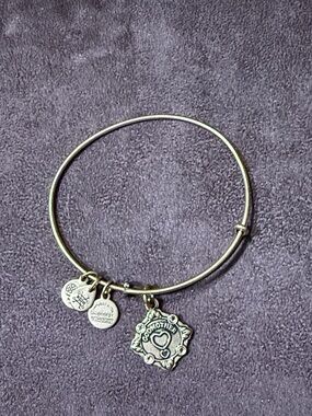 Alex and Ani Copper Godmother Charm Bangle
